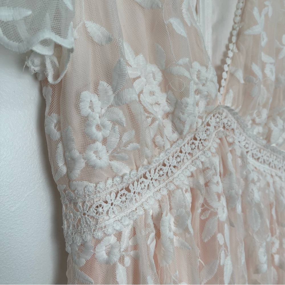 Baltic Born Ada Maxi Dress Size M - Tulle Feminine Whimsical Embroidered - Picture 7 of 16